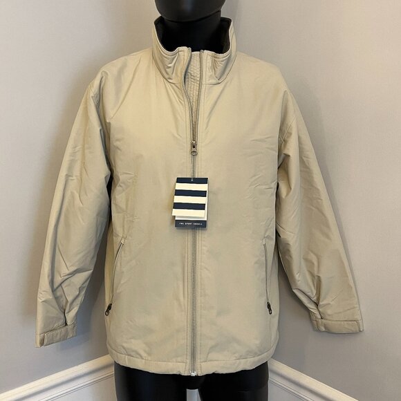 NWT Lands End Squall Polartec 200 Jacket LP Large Petite 14P 16P Sandstone - Picture 7 of 7